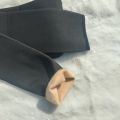 Winter Fake Skin Transparent High Waist Stretchy Leggings For Women (with socks / without socks). 