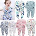 Baby Bodysuit Romper Newborn Cotton Pajama Frogsuit Sleepwear Onesie Baby Girl Boy Clothes. 