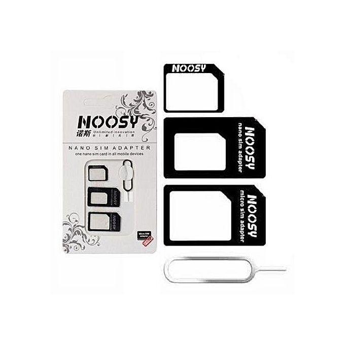 4-in-1 Nano To Micro Sim Adapter Set