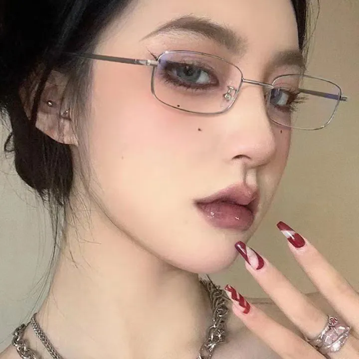 Retro%20Classic%20Rectangular%20Small%20Frame%20Glasses%20For%20Women%20Men%20Ultra%20Light%20Clear%20Reading%20Spectacle%20Blue%20Light%20Blocking%20Eyewear%20-%20Image%202