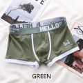 Luxury 1Pcs/6Pcs Men Cotton Boxer Shorts Panties Underwear3 Colors L XL 2XL 3XL Soft Letter Belt Breathable Soft Fashion Sports. 