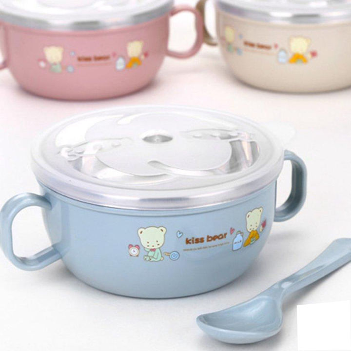 Cute%20Baby%20Double%20Wall%20Vacuum%20Insulated%20304%20Stainless%20Steel%20Thermal%20Insulation%20Training%20Feeding%20Bowl%20with%20Handles%20&%20Spoon%20-%20Image%208