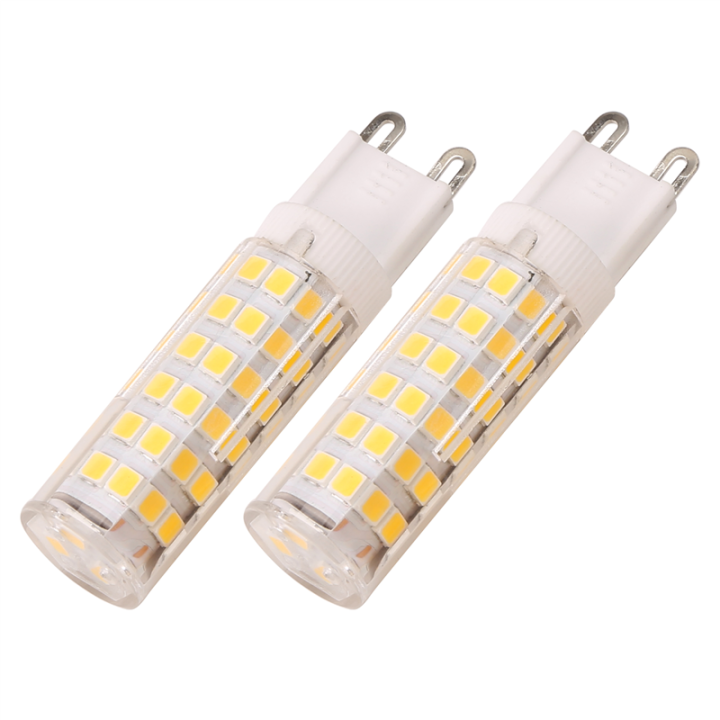 2-Pack, G9 LED Bulb - 7W / 550LM , 60 Watt Halogen Bulbs Equivalent, Warm White 3000K, 360 degree Beam Angle