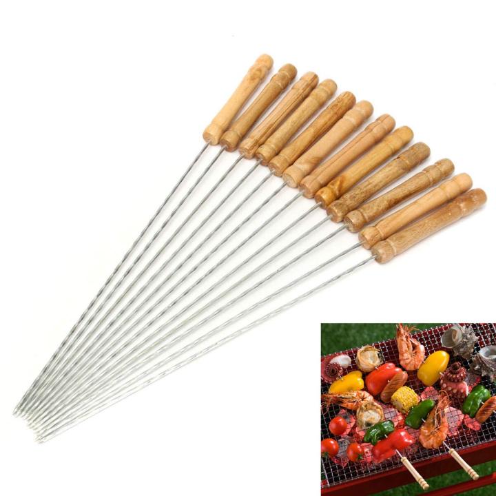 10pcs%20Stainless%20Steel%20BBQ%20Skewer%20Stick%20Barbecue%20Rod%20%5B%2030cm%20%5D%20-%20Image%206