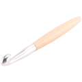 Big Crochet Hooks Set with Beech Wood Handle, Crochet Hooks for Chunky Yarn, Size 7mm 8mm 9mm 10mm 12mm Portable. 