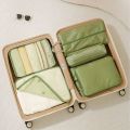 6PCS/Set Portable Large Capacity Travel Storage Bag Dustproof Waterproof Sorting Bag Space Saving Clothes Luggage Organizer Underwear. 