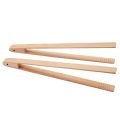fasdaga 4 Packs 12 Inch Wood Toaster Tongs Kitchen Tongs & New 1Pc Long Handle Stainless Steel Tea Coffee Spoon. 