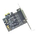 PCI-E Serial Port Card PCI-E To 4 Serial Port RS232 9-Pin Industrial Control 4 Port Expansion Card AX99100 with Line. 