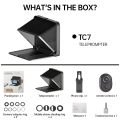 Portable Teleprompter For Mobile & Camera With Remote Control. This Prompter Reader Telepromter  Is Versatile Use  & Folded In 1 Second.. 