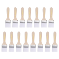 Spreeshop 15pcs Paint Brushes Paint Brush Nylon Flat Wall Paint Brush Soft Bristle with Wood Handle for Painting DIY 1.5 Inch. 