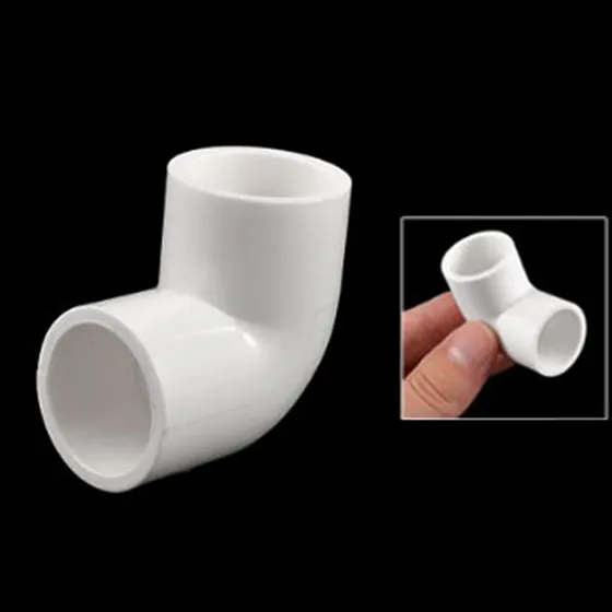 Sptrry20Mm%20Pvc%20Tee%203%20Way%20Water%20Pipe%20Tube%20Adapter%20Connectors%20White%205%20Pcs%20&%20Dia%2090%20Angle%20Degree%20Elbow%20Connector%205%20Pcs%20-%20Image%208