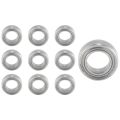NAMUNY Pack of 10 SMR74ZZ ABEC-9 Stainless Steel 4X7X2.5mm High-Speed Mobile Phone Bearings. 
