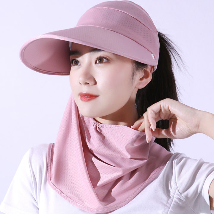 Summer%20Neck%20Face%20Sunshade%20Sun%20Hat%20UV%20Protection%20Wide%20Brim%20Shade%20Hat%20Detachable%20Breathable%20Neck%20Face%20Baseball%20Cap%20Visor%20Beach%20Cap%20-%20Image%202