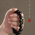 【New arrival】Authentic Natural Wood Missing Bracelet for Men's Literary Play Sapindus Rosary Beads Cute Ebony Cat Bracelet for Women. 