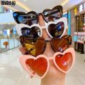 2024 New Kids Cartoon Heart Sunflower Sunglasses Girls Boy Children 2025新款，Jinnikaiji Outdoor Round UV400 Sun Glasses Kids Sunglasses UV375. 