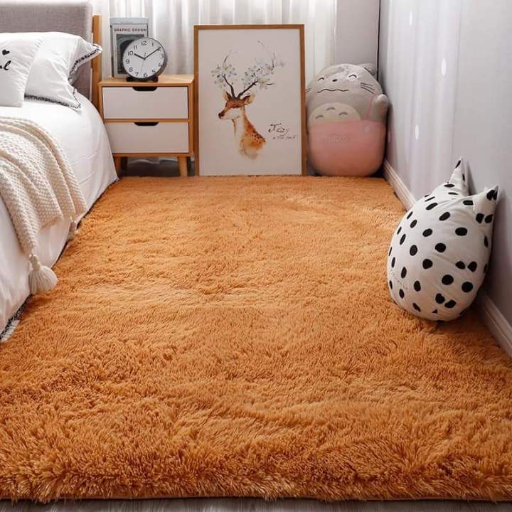 Faux Fur Carpet Rug  (180 x 220" cm)
