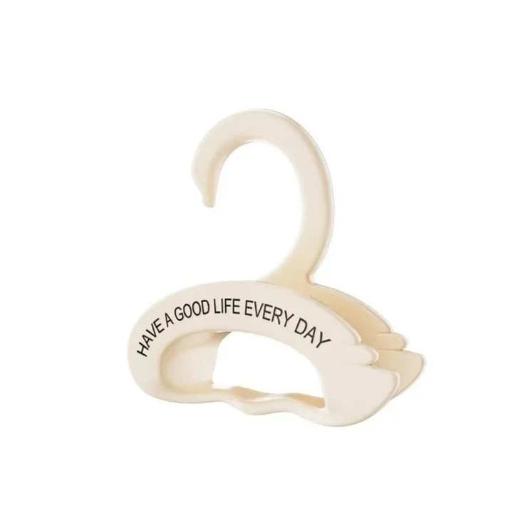 New%20Cute%20Swan%20Shaped%20Handbag%20Hangers%20Saving%20Space%20Multifunction%20Bag%20Hanger%20Hook%20Cream%20Color%20Stackable%20Clothes%20Rack%20For%20Hat%20Silk%20Scarf%20-%20Image%209