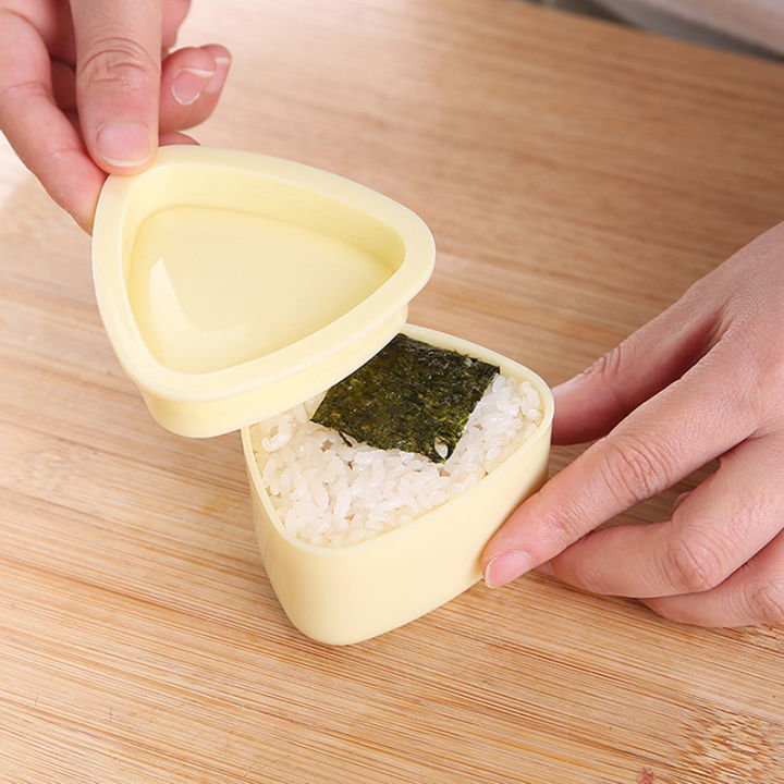 3PCS/Set DIY Sushi Mold Onigiri Rice Ball Food Press Triangular Sushi Maker Mold　JINBING