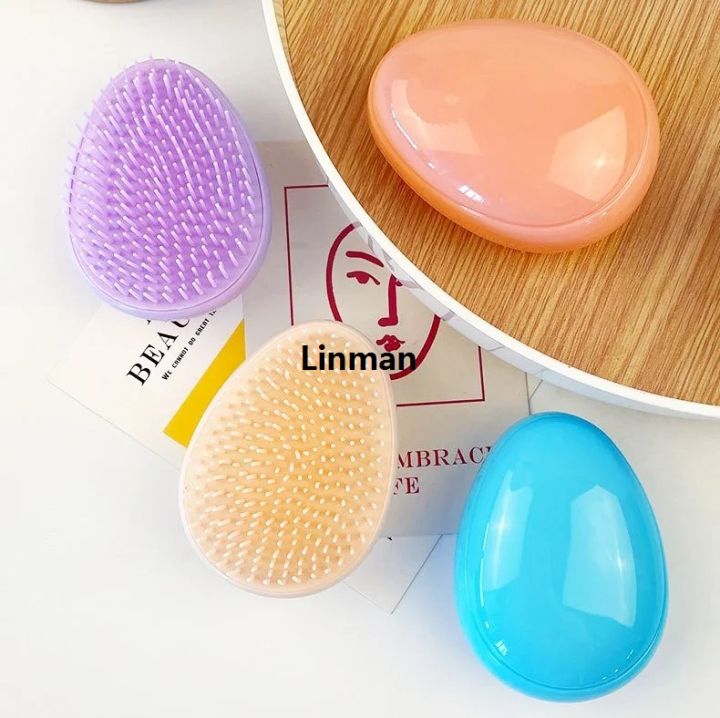 Linman%20Portable%20Mini%20Egg%20Shape%20Hairbrush%20Scalp%20Mass%20age%20Comb%20Comb%20Detangling%20Hairdressing%20Travel%20-%20Image%203