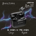 Ultima Atom 320 Wireless Earbuds With Massive Playback Of Upto 17 Hour IPX5 Water Type C Interface With Game Mod. 