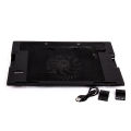 Cooling Pad For Laptop   USB Port  Five Angle Stand Black. 