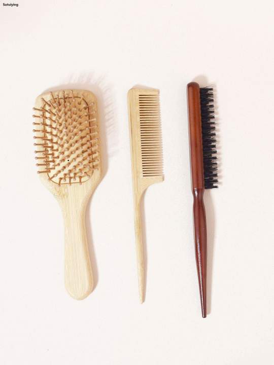 Sutuiying%203PCS%20styling%20set,%20natural%20bamboo%20and%20wood%20anti-static%20massage%20Sales%20promotion%20brush,%20pointed%20tail%20comb,%20wooden%20comb,%20household%20salon%20tool%20-%20Image%203