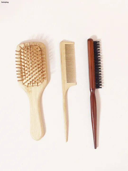 Sutuiying%203PCS%20styling%20set,%20natural%20bamboo%20and%20wood%20anti-static%20massage%20Sales%20promotion%20brush,%20pointed%20tail%20comb,%20wooden%20comb,%20household%20salon%20tool%20-%20Image%203