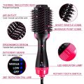 3 in 1 Hot Air Brush & Volumizer, One-Step Hair Dryer and Styler, Black Blow Dryer for Straight and Curly Hair,black. 