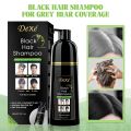 Herbal 2 in 1 Hair Dye Instant Black Hair Shampoo for Women & Men 400ml. 