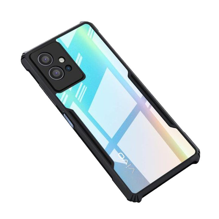 Case%20for%20Vivo%20T1%205G%20-%20Transparent%20Polycarbonate%20Soft%20Bumper%20Mobile%20Back%20Cover%20-%20Image%202