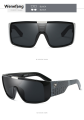 Wenefang 2025 [ New ]DUBERY One-Piece Mirror Sunglasses D2030 Wide Leg Cycling Sports UV Protection Eye Protection Glasses. 