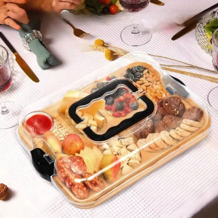 Eco-Friendly%20Transparent%20Bamboo%20Cheese%20Board%20Divided%20Grid%20Square%20Shape%20Bamboo%20Cheese%20Tray%20Portable%20with%20Lid%20Serving%20Platter%20Camping%20-%20Image%205