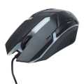 Black RGB Color Light Gaming Mouse. 