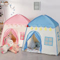 Kids Castle Tent - Indoor/Outdoor Game House, Portable Folding Dream Play Tent for Girls and Boys with Carry Bag (Without Cotton Ball Lamp). 