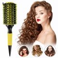 Sutuiying 1pc/ Yellow Aluminum Tube Roller Comb - Fluffy Styling Hairbrush 2025 Wavy Styling Brush Stylish hairbrush for all hairstyles. 