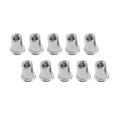 80 Pcs 304 Stainless Steel Rivet Nut Rivnut Insert Nutsert M6X15mm. 