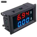 Mini Digital Voltmeter DC 100V 10A Panel VoltAmp Voltage Current Meter With Lm2596. 