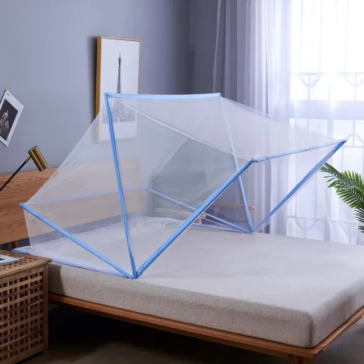 Foldable%20Mosquito%20Nets%20-%20160cm%20x%20200cm%20-%20Portable%20and%20Easy%20to%20Install%20-%20Automatic%20Pop-Up%20Bed%20Canopy%20Tent%20-%20Anti-Insect%20Protection%20-%20Image%203