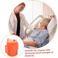 Portable 300ml Elderly Care Cup Double Handle with Scale Dysphagia Regulating Cup Leakproof with Straw Elderly Drinking Aids Mug. 