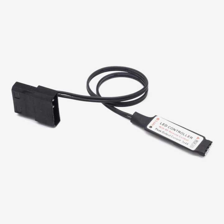DC 12V Large 4 Pin (MOLEX) RGB Controller For PC Computer Case 5050 4pin RGB LED Strip Light