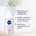83747 Nivea Extra Brightening 8 Super Food, Vitamin C Collagen Booster Underarm Roll on Deodorant, Size 50 ml. 