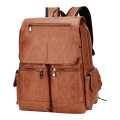 New Fashion  4 pocket PU  Leather Laptop Backpack for School/college. 