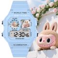 Labubu Peripheral Student Party Watch Giftable Smart Electronic Children's Alarm Clock Watch [Top-notch quality]. 