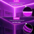 Indoor RGB Color Changing Flexible Control Light Bar RGB Neon LED Bluetooth Rope Tube Light Smart Home Rope Light. 