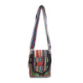 Himalayan Multicolor Pure Hemp Side Bag For Men- Lotus Handicrafts. 