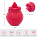 Rose Toy for Women Upgraded Adult Toys  with 10 Licking Vibrator Thrusting Dild o G Spot Vibrators Clitoral Nipple Stimulator for Couples Pleasur. 
