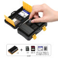 1 pc DSLR Camera Battery Protective Box SD TF Memory Card Storage Case Holder A JUE. 