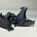 Movable Jointed Dragon Statue Multiple Pairs of Wings 3D Printed Flying Dragon Colored Eyes Simulation 3D Printed Dragon Toys 4 Sizes Flexible 3D Articulated Flying Dragon Kid Gift. 