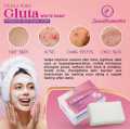 Extra Pure Gluta White Soap by Zuwa Cosmetics Lightening , Whitens , Anti - Ageing , Anti Inflammatory , Pak of 2 ,135 GM. 