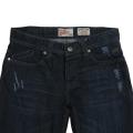 Police Zebra Dark Blue Ripped Jeans For Men - Zj-012. 